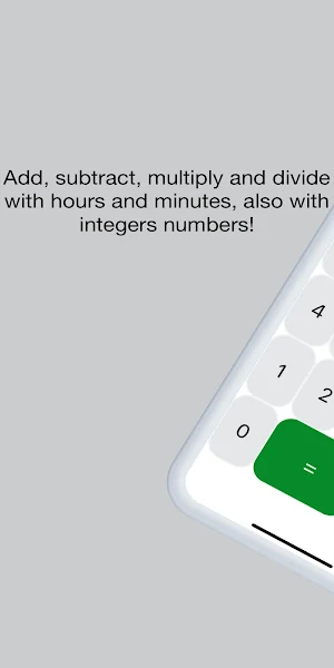 Hours and Minutes Calculator - CalcTime Free! Screenshot 1