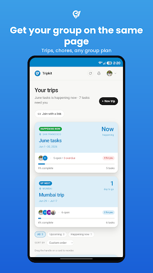 Tripkit: Plan Trips Together Screenshot 1