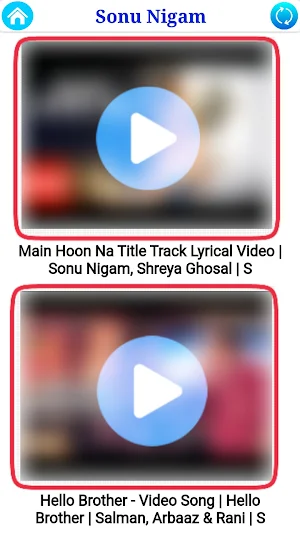 Sonu Nigam All Video Songs Screenshot 0