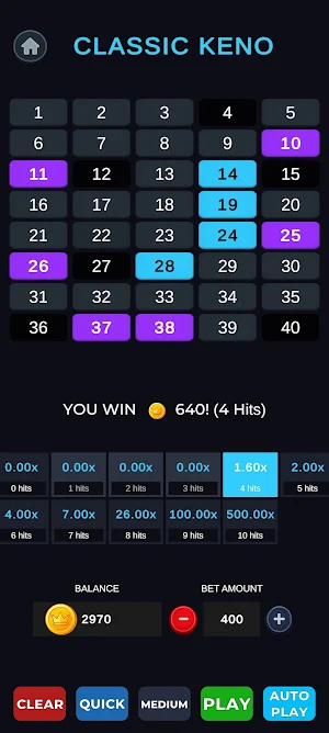 Keno Casino: Lucky Numbers Screenshot 1