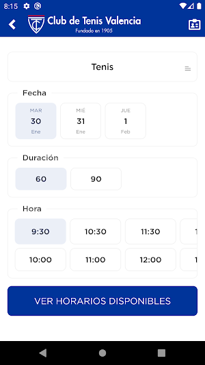 Club De Tenis Valencia Screenshot 3