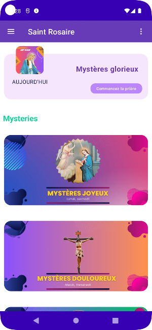 Le Saint Rosaire en français Screenshot 3