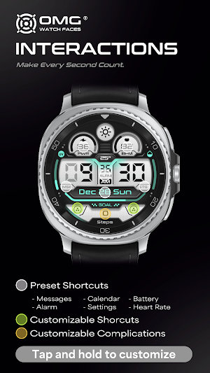OMG 428 - Digital Watch Face Screenshot 1