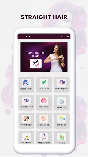 Hair Care Tips Guide Screenshot 1