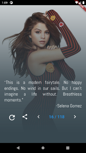 Selena Gomez Quotes and Lyrics Screenshot 3