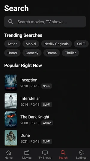 FlixStream - Movies & TV Shows Screenshot 2