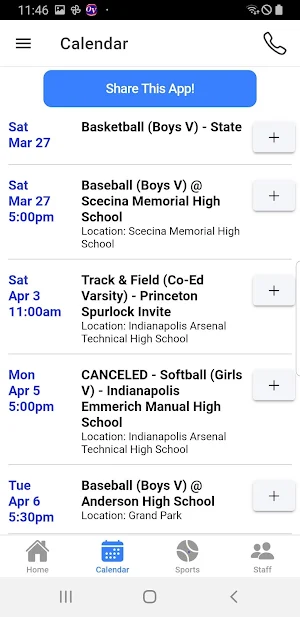 Arsenal Tech Athletics - Indiana Screenshot 2