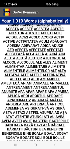 GroVo Romanian Screenshot 2