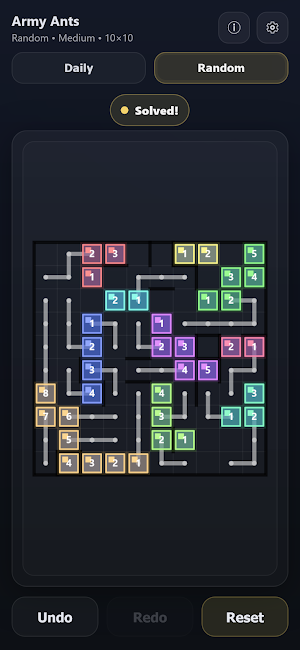 Army Ants - Trail Logic Puzzle Screenshot 3