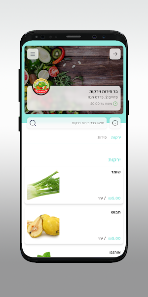 בר פירות וירקות Screenshot 2