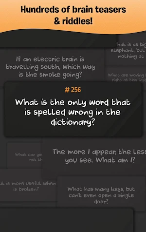 Riddles - Just 500 Tricky Riddles & Brain Teasers Screenshot 2