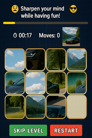 Super Car Grid - Puzzle Game Screenshot 2