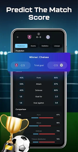 Live Football & Sports Score Screenshot 2