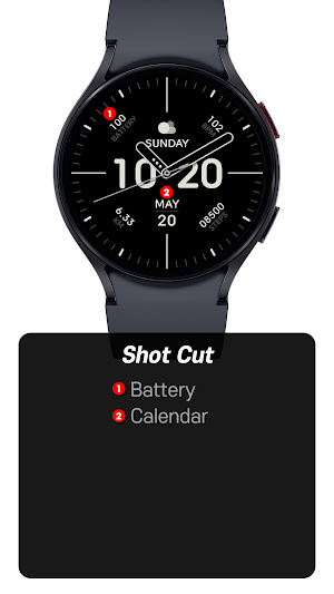 SamWatch Simple Analog 40 Screenshot 2