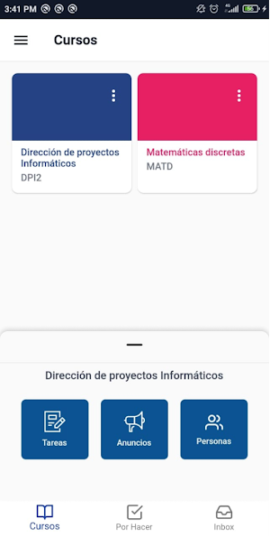 Aula Virtual ESPOL profesores Screenshot 0