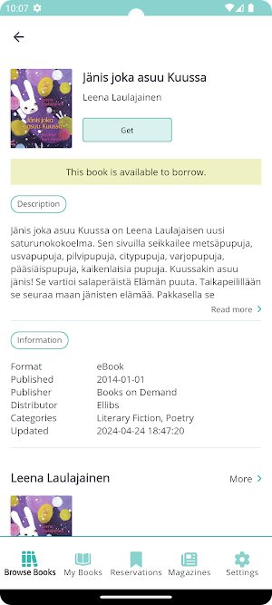 E-library Screenshot 1