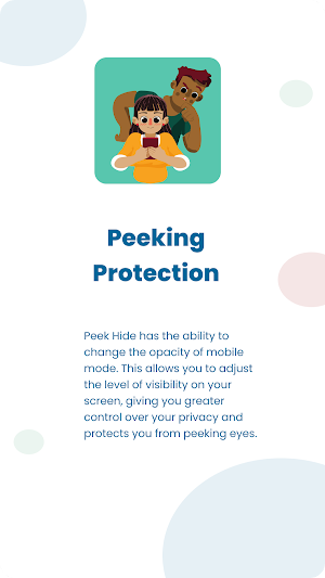 Peek Hide - Hide Screen Screenshot 1