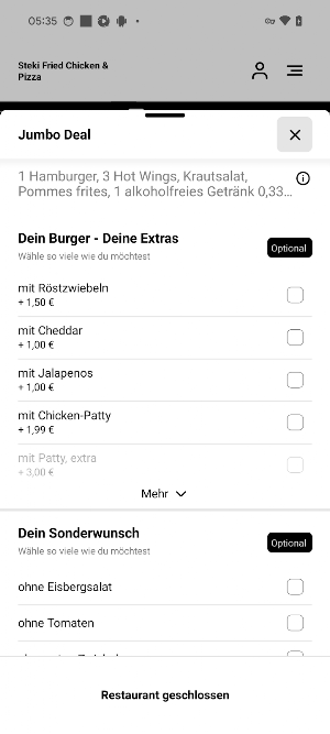 Steki Fried Chicken & Pizza Screenshot 3