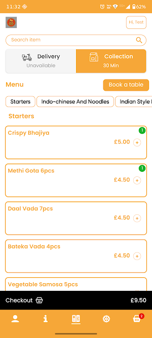 Desi Nasta House Takeaway Screenshot 2