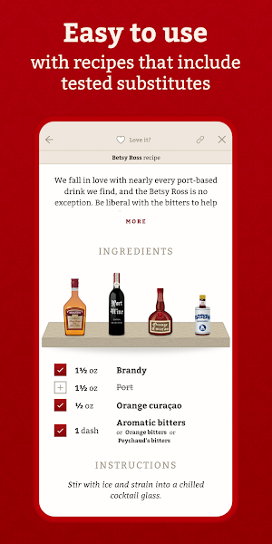 Cocktail Party: Drink Recipes & Ingredient Library Screenshot 2