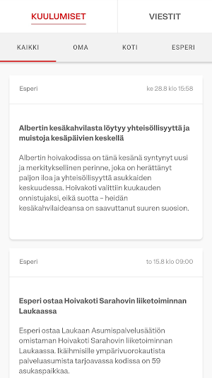 OmaEsperi Screenshot 2
