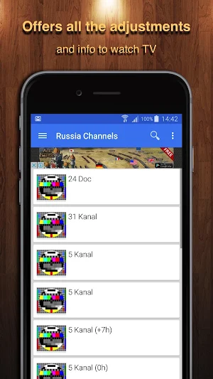 TV Russia Channel Data Screenshot 0