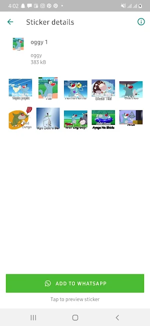 cartoon anime stickers Screenshot 1