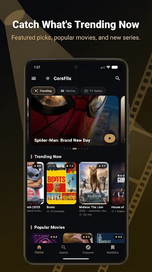 CorsFlix: Movies & TV Tracker Screenshot 3