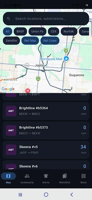 Railfan Copilot Screenshot 0