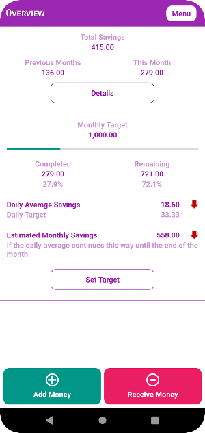 Moneybox Screenshot 1