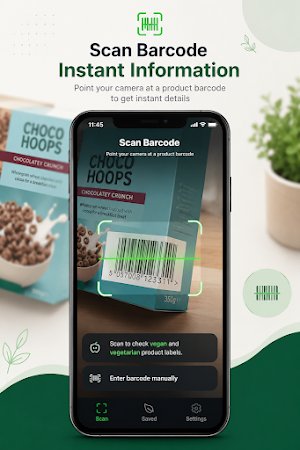 Vegan/Vegetarian Barcode Scan Screenshot 0
