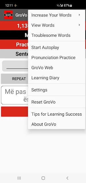 GroVo Albanian Screenshot 1