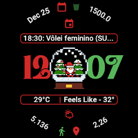 AD Xmas Globe - Watch Face