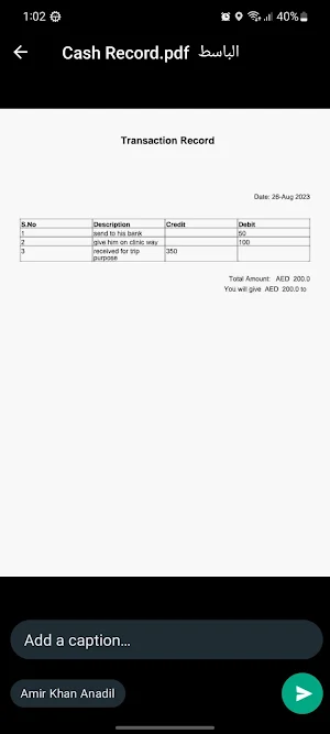 Cash Book - Expense Manager Screenshot 2