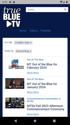 True Blue TV Screenshot 0