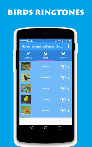 Natural Animal and Insect Sounds Ringtone Screenshot 3