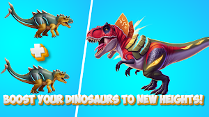 Dino War: Merge & Dominate screenshot 3