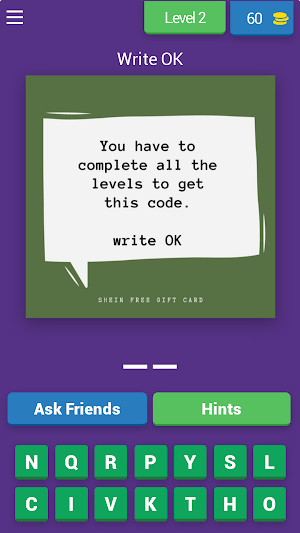 Reward Shein Gift Card Screenshot 1