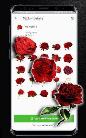 Animated Flowers For Whatsapp Screenshot 1