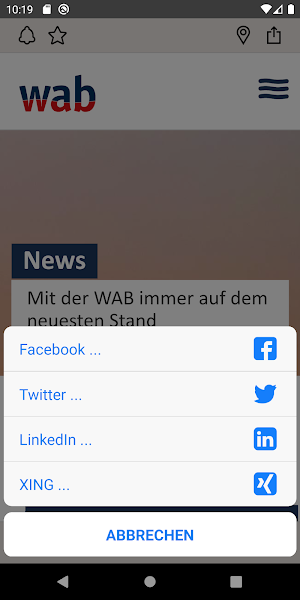WAB Screenshot 1