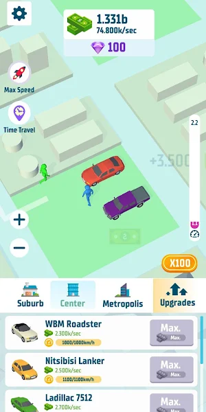 Idle Carsharing Screenshot 1