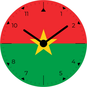 Burkina Faso Analog Watch Face Screenshot 0