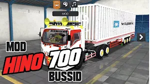 Mod Truck Hino 700 Bussid Screenshot 0