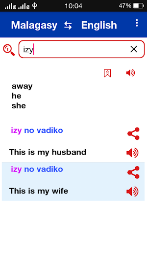 English ⇄ Malagasy Dictionary Offline screenshot 5