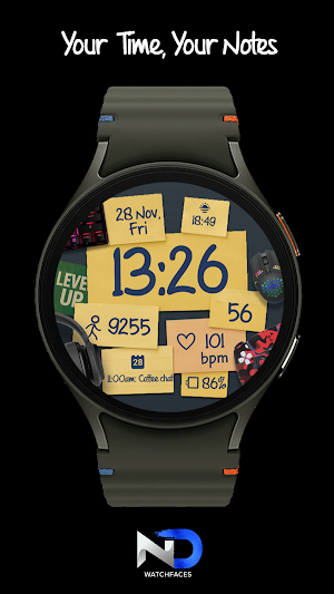 Sticky Notes Watchface —NDW081 Screenshot 1