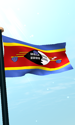 Swaziland Flag 3D Wallpaper Screenshot 3