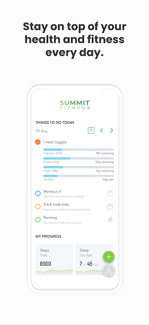 Summit Fitness Body Evolution Screenshot 3