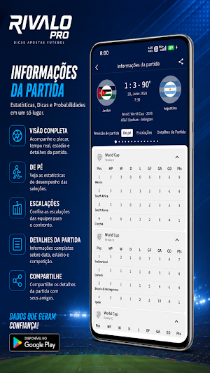 RivaloPro: Dicas Apostas Screenshot 3