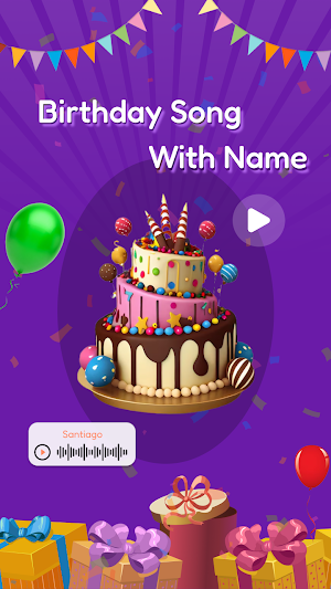 Birthday Song With Name Screenshot 1