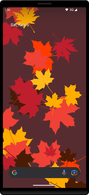 Autumn Leaves Live Wallpaper Screenshot 1